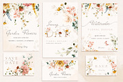 Watercolor Garden Flowers, a Decorative Illustration by Lisima (Thumbnail 4 of 25)
