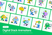 Animated Digital Stack Illustrations, a Technology Illustration by Vectors Market (Thumbnail 1 of 4)