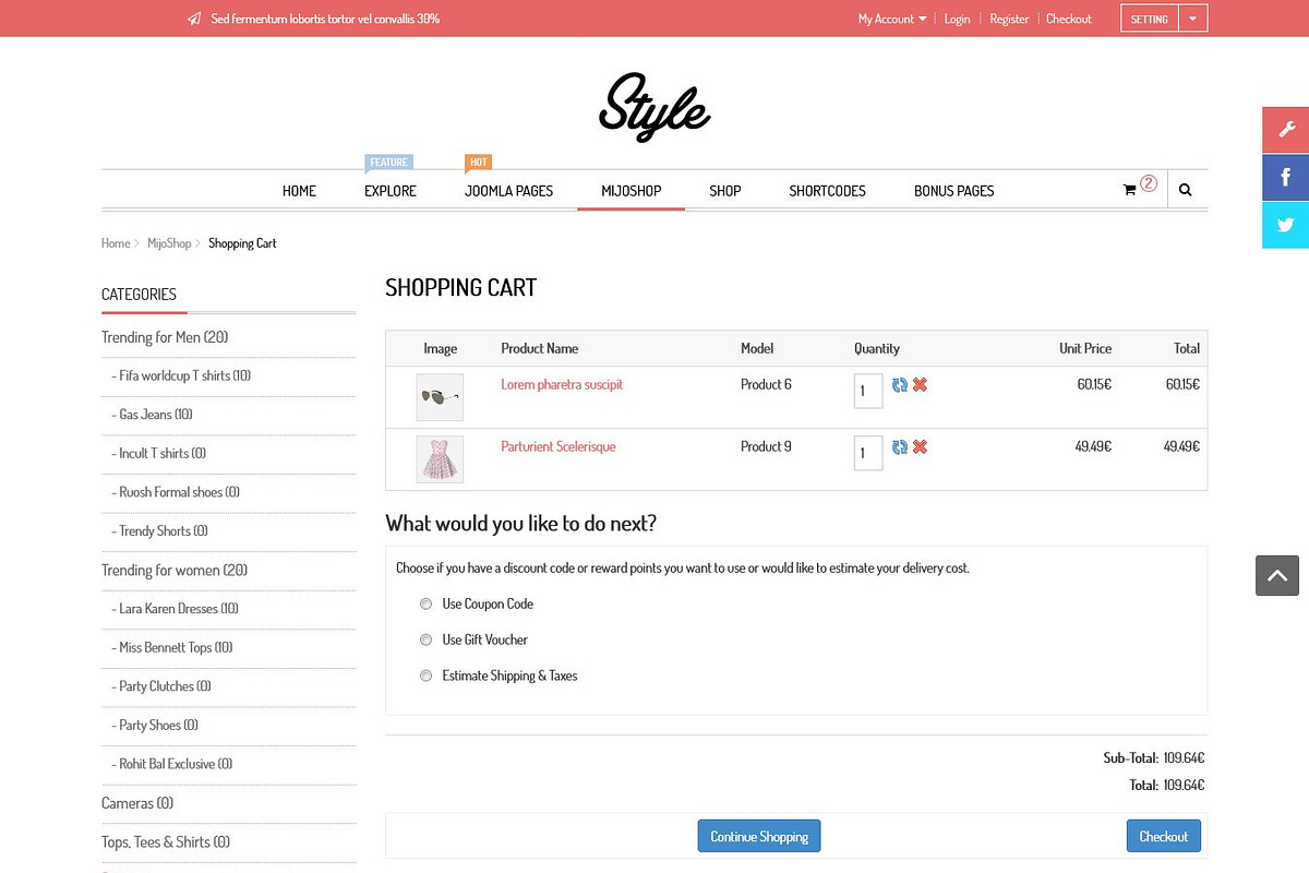 SJ Style - Responsive MijoShop Theme, a Websites & App Template by YouTech (Photo 3 of 5)