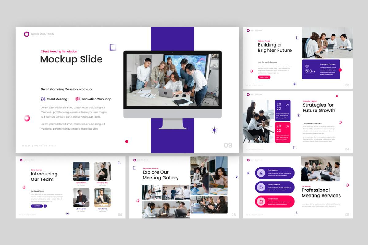 Meeting Presentation Template, a Presentation Template by Antstheme (Photo 1 of 2)