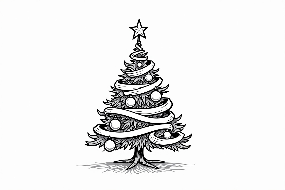 Holiday Window Christmas Tree Bundle, an Illustration by Amazin_art (Photo 18 of 21)