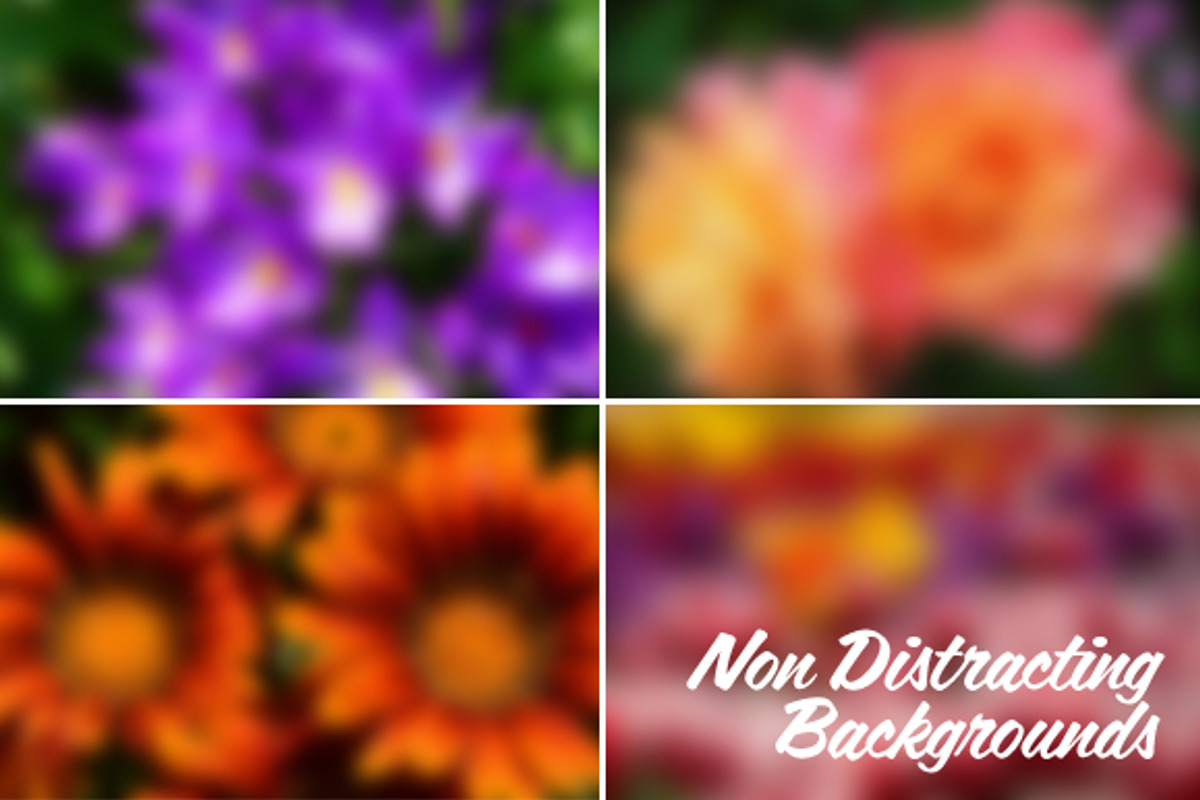 30 Blurry Flower Backgrounds preview 2