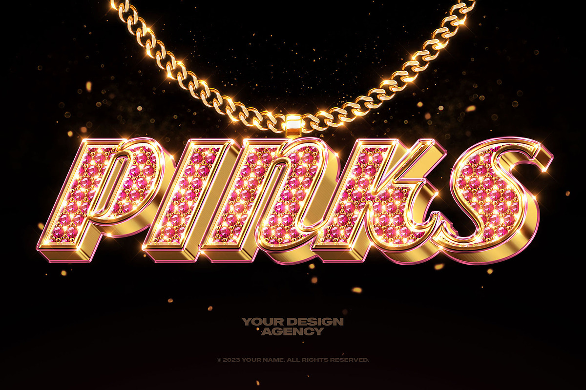 Bling Bling Logo and Text Effects, a Layer Style Add-On by Hyperpix Productions (Photo 3 of 17)