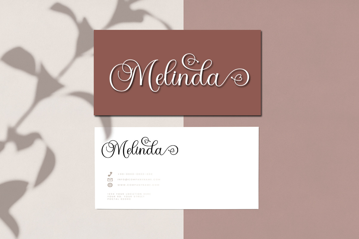 Melinda, a Script Font by Nurul_kamal (Photo 2 of 7)