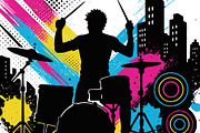Drummer frutiger metro grunge, a Person Illustration by Deezguizer (Thumbnail 2 of 3)