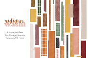 Autumn Washi Tapes, an Object Graphic by cassi has hobbies (Thumbnail 1 of 3)