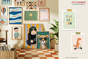 Boys Room Nursery Wall Art Prints, a Background Graphic by Essentially Nomadic (Thumbnail 3 of 11)