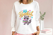 Cute Raccoon School PNG, a Seasonal Illustration by Canvas Craft (Thumbnail 3 of 5)