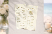 HandDrawn Wedding Program bd001, a Card Template by TyphoonStudio (Thumbnail 3 of 8)