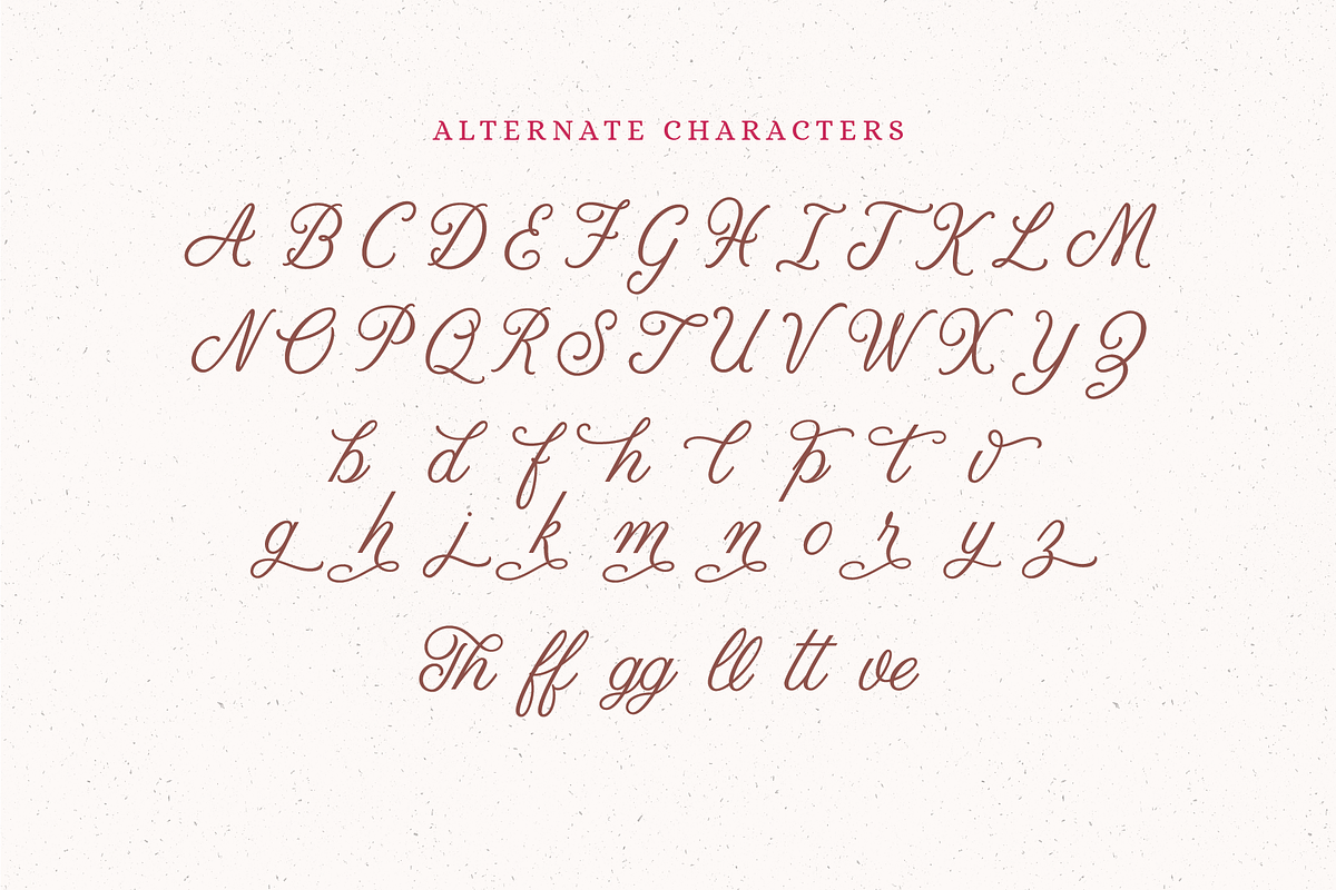 Lockhart- Romantic Script Font, a Script Font by Danielle Eneh (Photo 5 of 11)