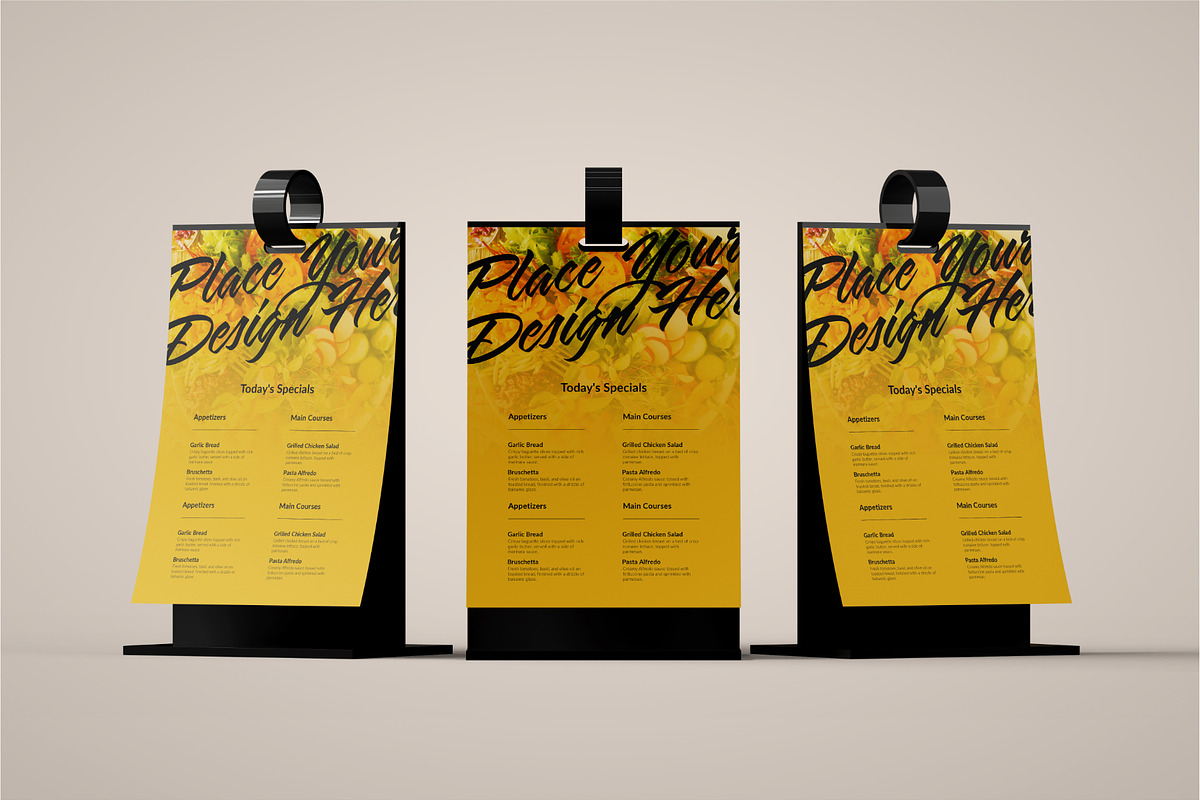 Table Tent Card Mockup, an Advertising Mockup by Muhazdinata (Photo 8 of 11)
