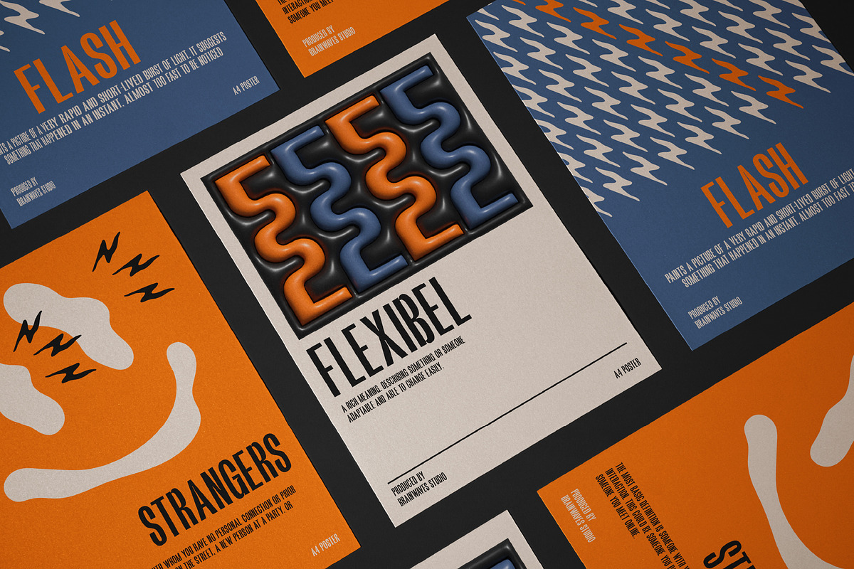 Flourite Font – Bold Condensed Displ, a Sans Serif Font by Brainwaves.Studio (Photo 8 of 8)
