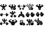 Ultimate Fitness Gym Vector Bundle, an Illustration by Creativeshirt (Thumbnail 22 of 51)