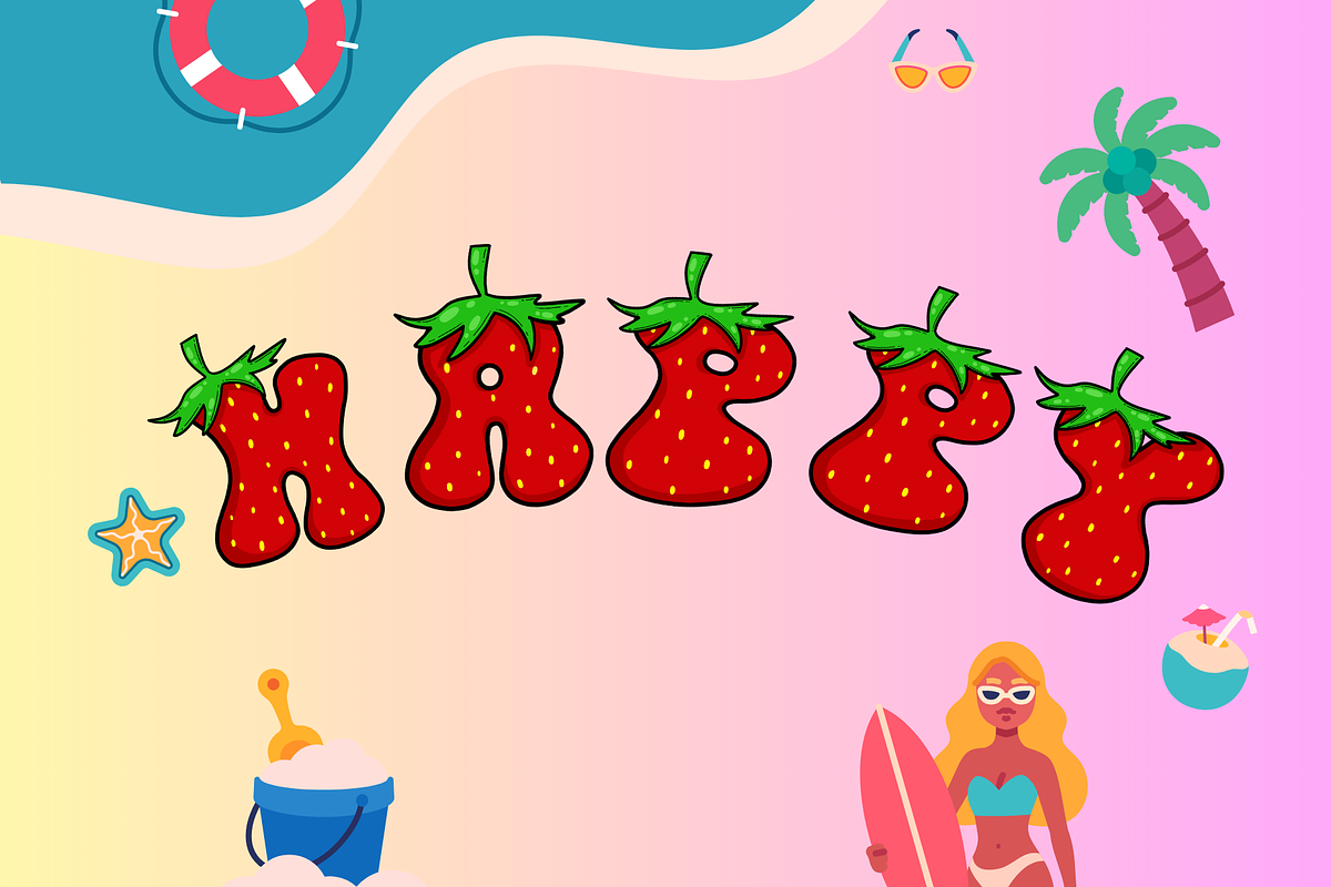 Good Summer-PNG fonts, a Symbol Font by It me digital art (Photo 4 of 6)