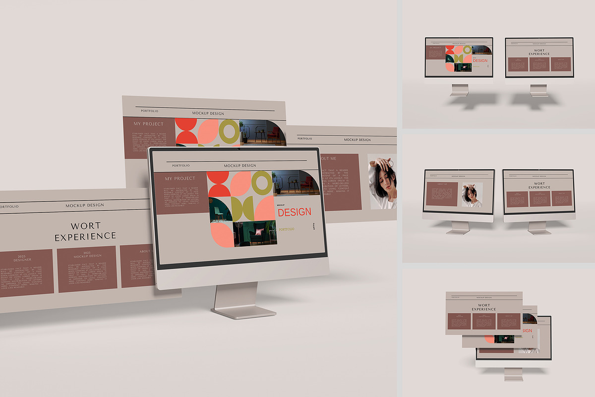 iMac- Web Presentation Mockup, a Mac Mockup by swsi-studio (Photo 1 of 9)