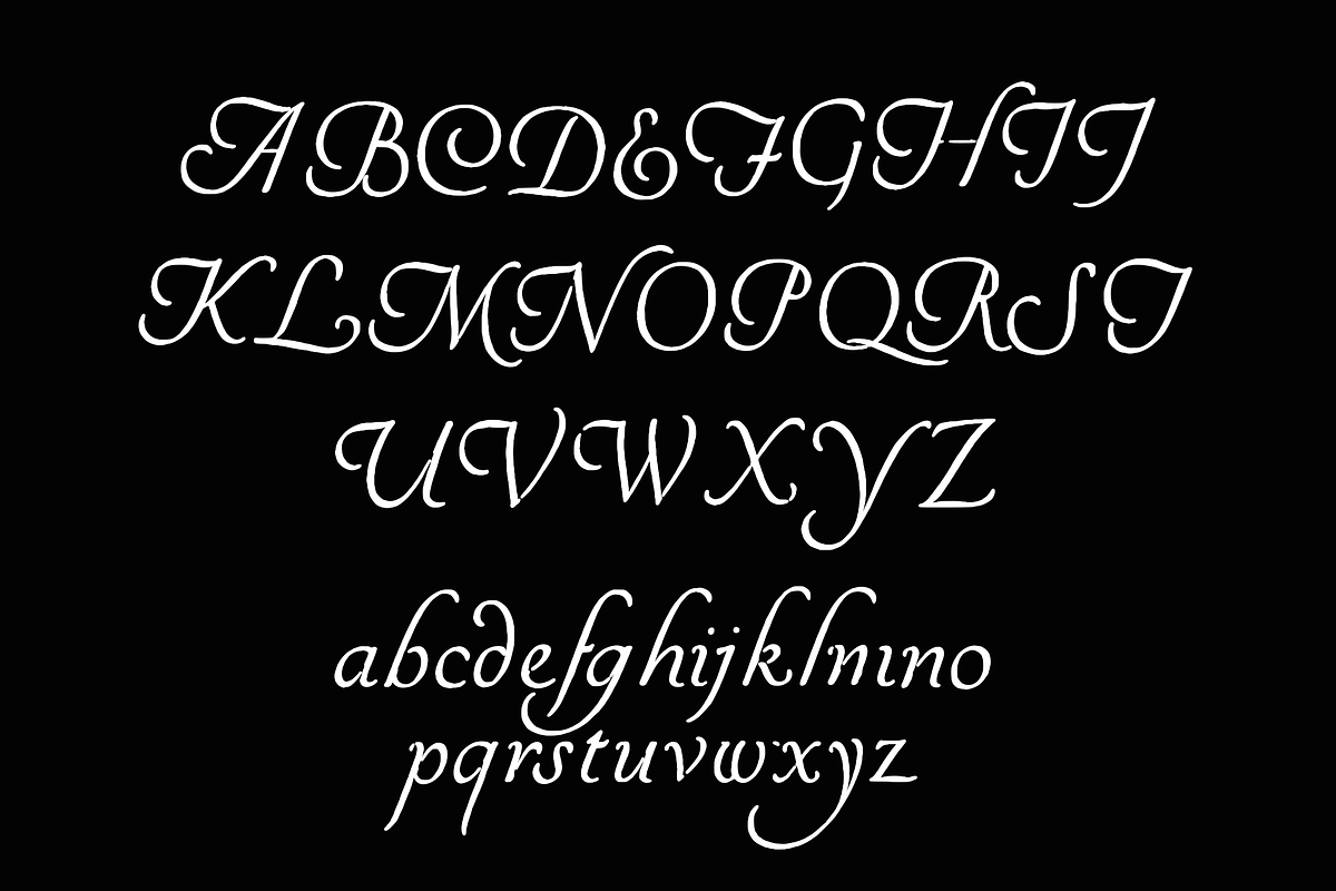 Rosa Engraver - Vintage Script Font, a Script Font by Lilithcollageart (Photo 11 of 12)