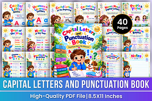 Capital Letters & Punctuation Book