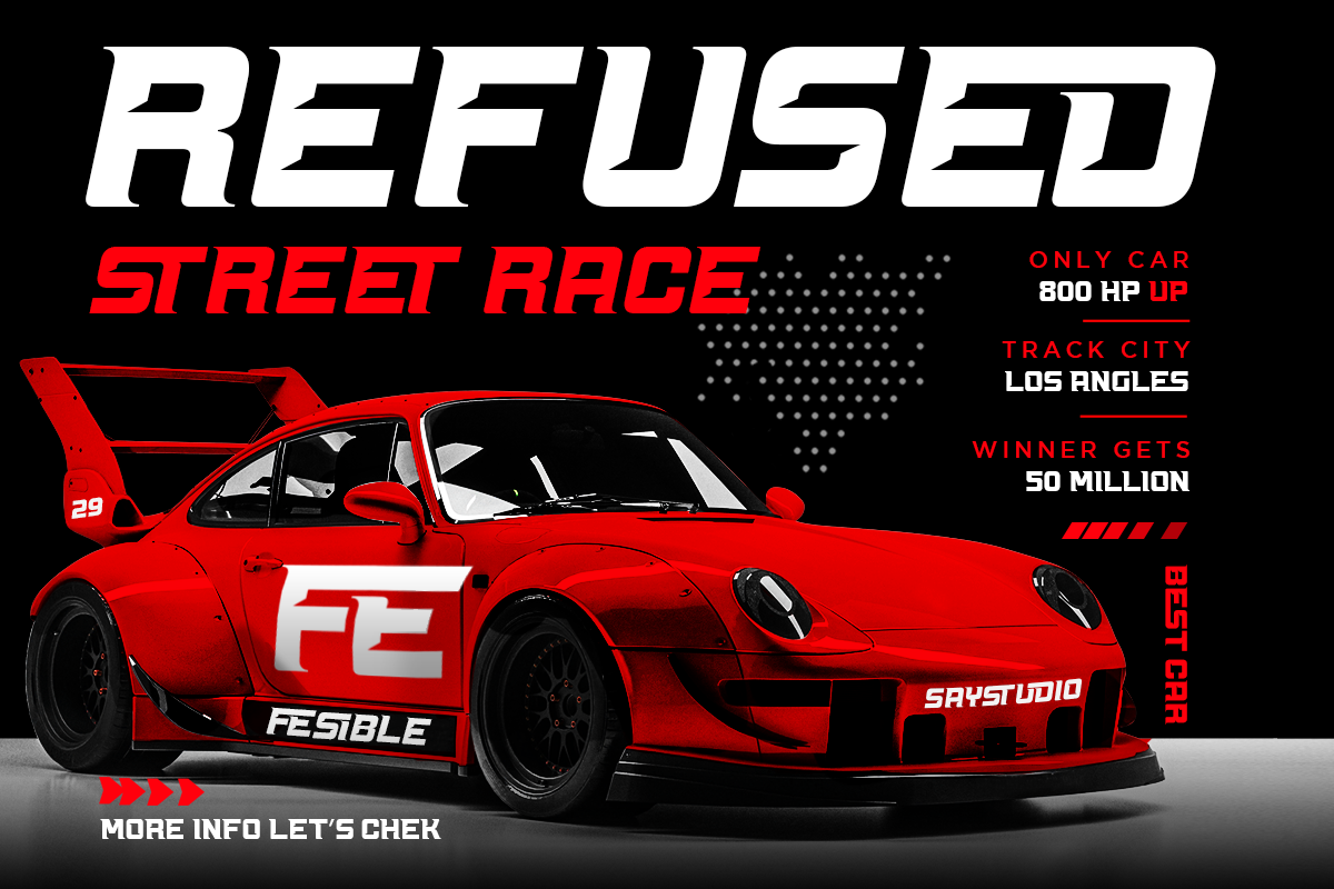 Fesibel - Bold Sports Branding Font, a Sans Serif Font by Say Studio (Photo 2 of 11)