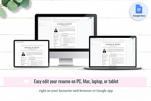 Google Docs Resume Template 02