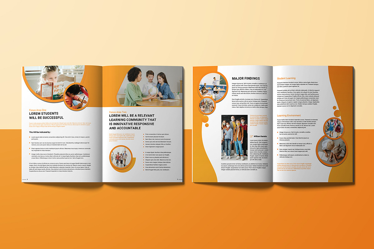 School Business Plan Brochure, a Brochure Template by retrographix (Photo 3 of 5)