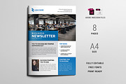 Business Newsletter Template, a Magazine Template by xtratimebd (Thumbnail 1 of 5)