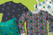 CannaPatterns, a Pattern Graphic by AlenaO (Thumbnail 2 of 4)