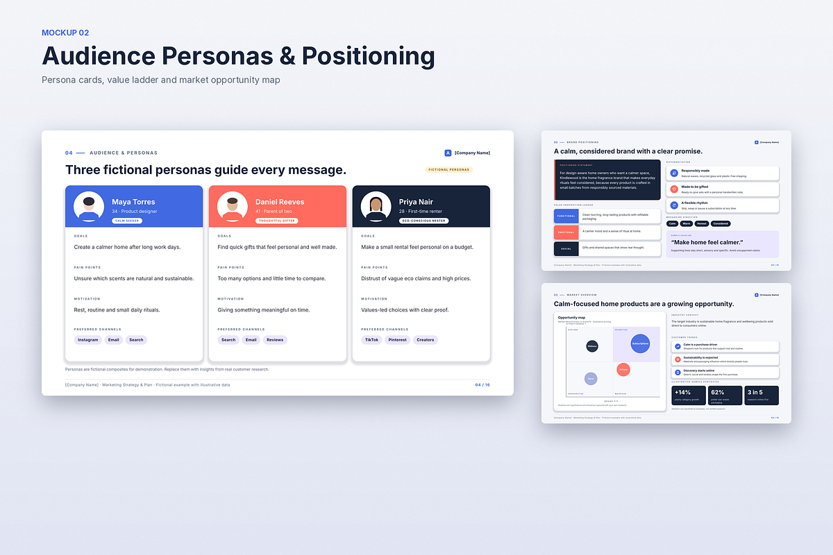 Marketing Strategy Plan Presentation, a Presentation Template by novexora (Photo 1 of 4)