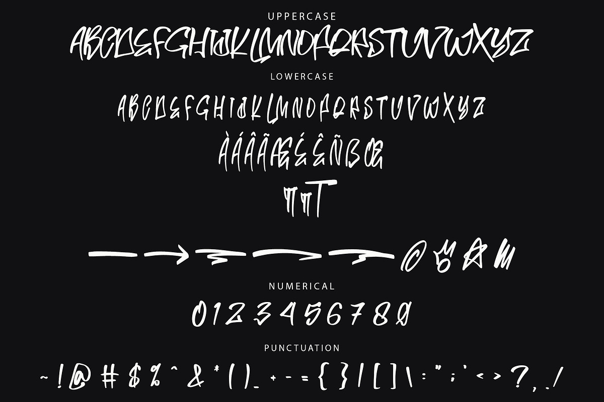 MALAFEN Graffiti Font, a Handwritten Font by NTC Graphic (Photo 8 of 9)