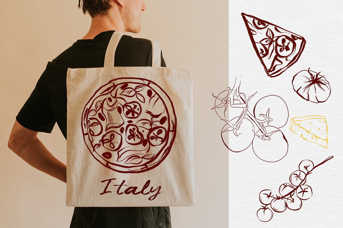 Mediterranean Food Illustrations, a Graphic by HabitusDesigns (Photo 3 of 5)