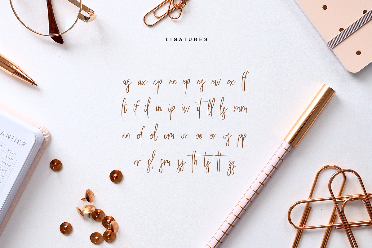 Sloothine - handlettered script preview 3