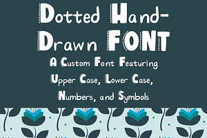 Dotted Hand-Drawn Font