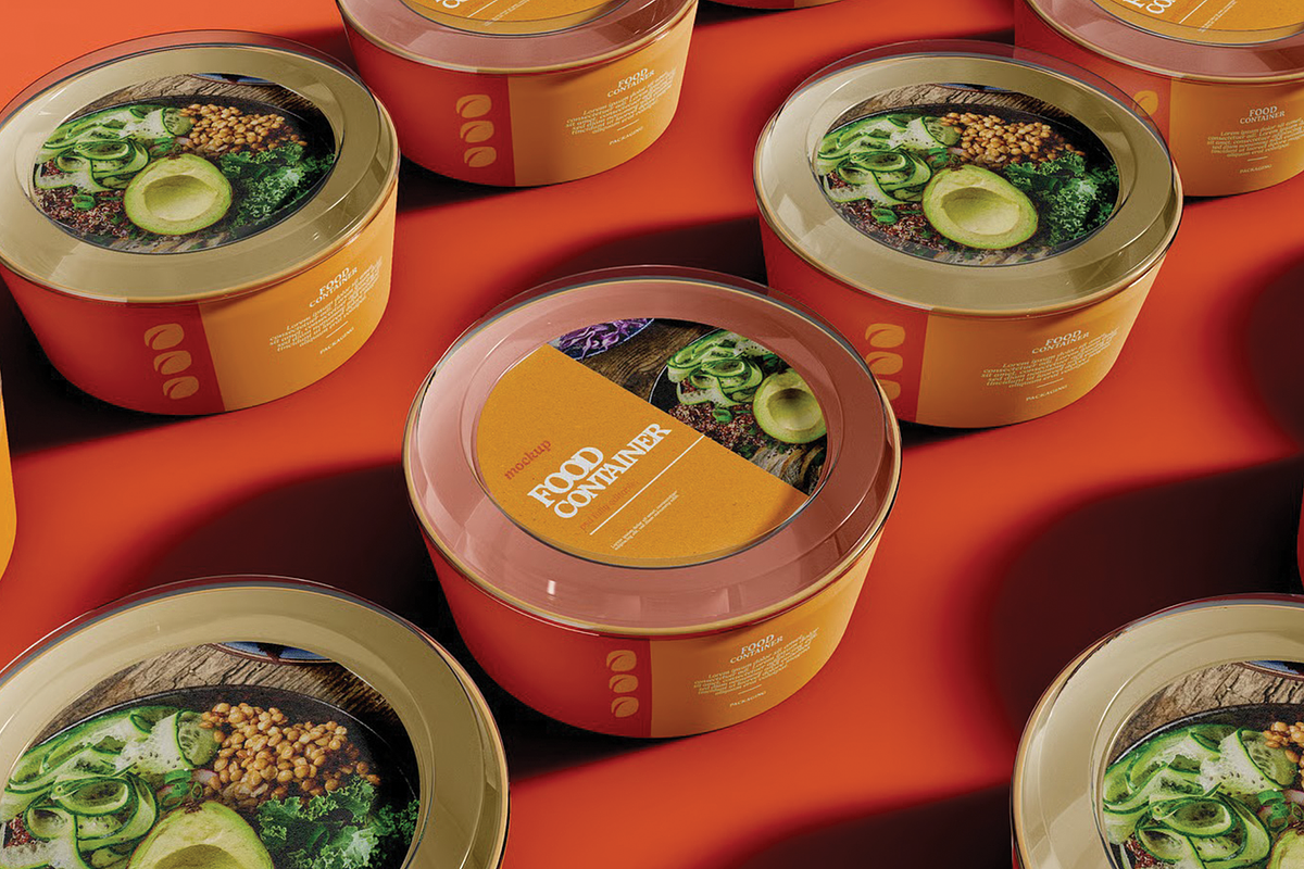 Take Away Container Mockup, a Packaging Mockup by skybluecreative (Photo 1 of 2)