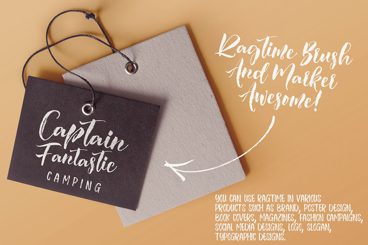 Ragtime - Brush Font Duo preview 8