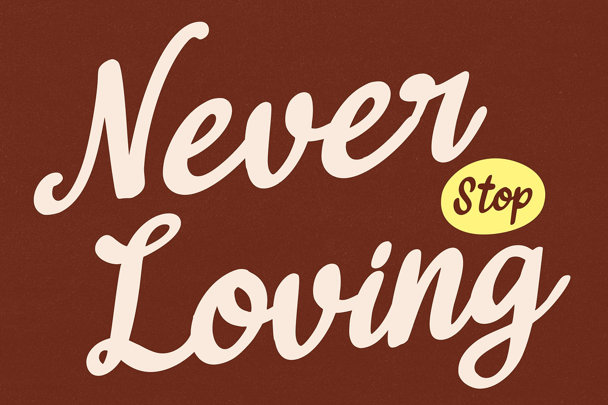CS Nelida - Summer Bold Script Font, a Script Font by Craft Supply Co. (Photo 3 of 8)