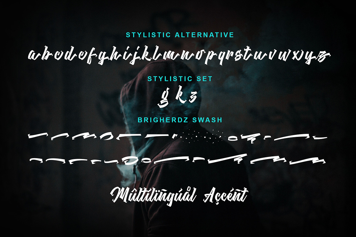 Brigherdz Typeface, a Blackletter Font by Blankids Studio (Photo 11 of 12)