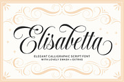 Elisabetta Script, a Script Font by Seniors (Thumbnail 1 of 10)