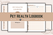 Pet Health Logbook | KDP Interior, a Templates & Theme by KDPISH (Thumbnail 1 of 4)