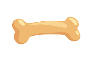Dog bone vector icon. Pet toy and, an Object Illustration by the8monkey