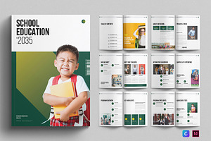 School Education Brochure Template, a Brochure Template by E-Type