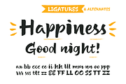 Luna Brush Script + Extras, a Script Font by Ksenia Belobrova (Thumbnail 4 of 9)