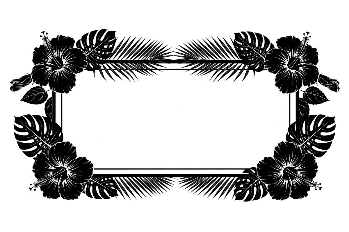 Floral Rectangle Frame SVG Bundle, an Illustration by jahid234 (Photo 23 of 31)