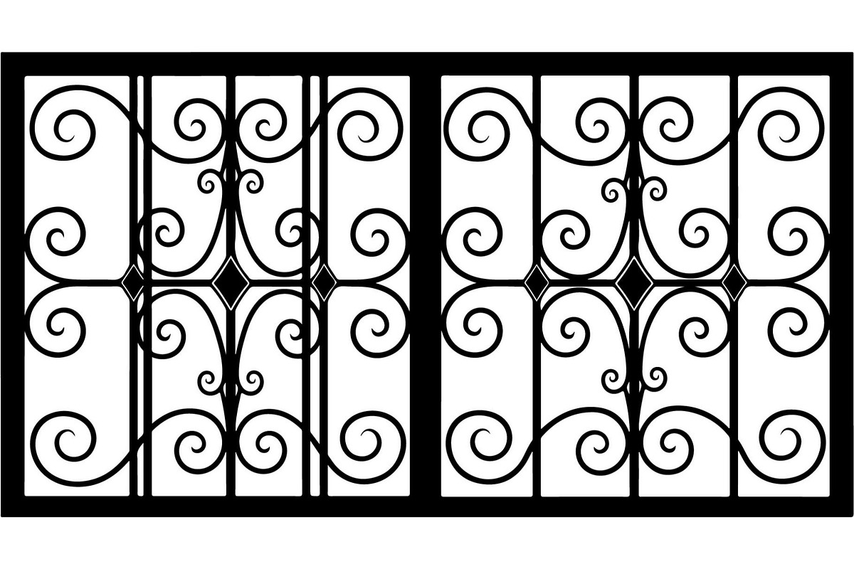 Ornamental Scroll Panel Bundle, a Decorative Illustration by Creativeshirt (Photo 9 of 18)