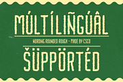 Nordin Rounded Rough, a Sans Serif Font by Craft Supply Co. (Thumbnail 6 of 8)