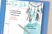 To Do Planner: Half Letter & Letter, a Stationery Template by Stick with Sam (Thumbnail 3 of 4)