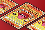 Psychedelic Music Festival Flyer Set, a Flyer Template by Annora Studio (Thumbnail 5 of 6)