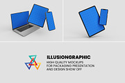Macbook Pro iPad iPhone 13 Mockups, a Mac Mockup by Illusiongraphic (Thumbnail 34 of 34)