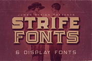 Strife - Display Font, a Serif Font by JumboDesign (Thumbnail 1 of 5)