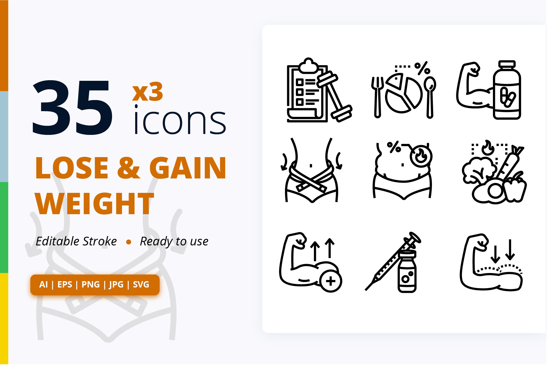 Lose & Gain Weight, an Icon by DailyPM Studio