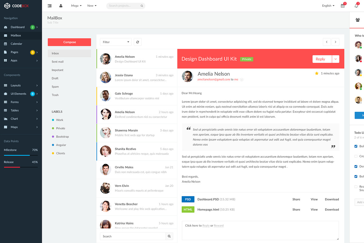 CodeBox – Admin Dashboard UI, an UI Kit Template by hoangpts (Photo 6 of 13)