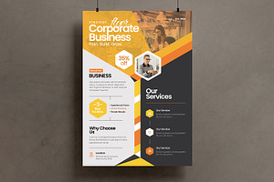 Corporate Business Flyer Template, a Flyer Template by MightyDesign
